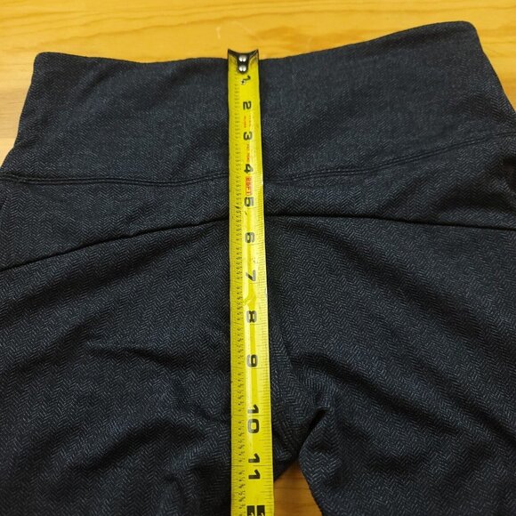 Athleta Womens XS Leggings Herringbone Mercer Tight High Rise Blue Black #353504 - Picture 10 of 14